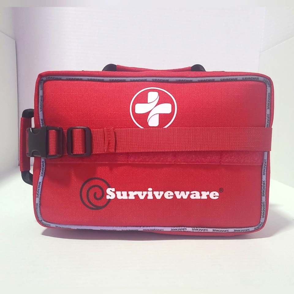 Surviveware Premium First Aid Kit Large 200 Piece Set + Small 50 Piece Set